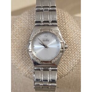Citizen Women's Eco-Drive E030-H46785 Stainless Steel Watch Silver Color 7.25"